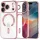 Techsuit - Luxury Crystal MagSafe - iPhone 17 Pro Max - Rózsaszín átlátszó
