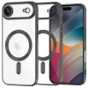 Techsuit - Luxury Crystal MagSafe tok - iPhone 17 Air - Fekete átlátszó