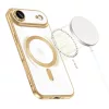 Techsuit - Luxury Crystal MagSafe tok - iPhone 17 Air - Rózsaszín átlátszó