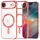 Techsuit - Luxury Crystal MagSafe tok - iPhone 17 Air - Piros átlátszó