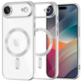  Techsuit - Luxury Crystal MagSafe - iPhone 17 Air - Ezüst átlátszó