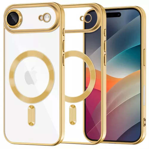 Techsuit - Luxury Crystal MagSafe - iPhone 17 Air - Arany átlátszó
