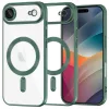 Techsuit - Luxury Crystal MagSafe tok - iPhone 17 Air - Sötétzöld átlátszó