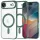 Techsuit - Luxury Crystal MagSafe tok - iPhone 17 Air - Sötétzöld átlátszó
