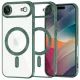 Techsuit - Luxury Crystal MagSafe tok - iPhone 17 Air - Sötétzöld átlátszó