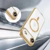 Techsuit - Luxury Crystal MagSafe tok - iPhone 17 Air - Sötétzöld átlátszó