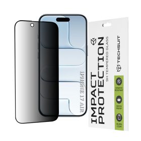  Techsuit - 111D Privacy betekintésgátló üvegfólia - iPhone 17 Air - Fekete