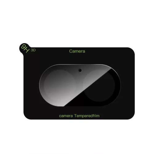 Techsuit - Full Camera - Kameravédő üvegfólia - iPhone 17 - Fekete