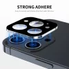 Techsuit - Full Camera - Kameravédő üvegfólia - iPhone 17 Pro Max - Fekete