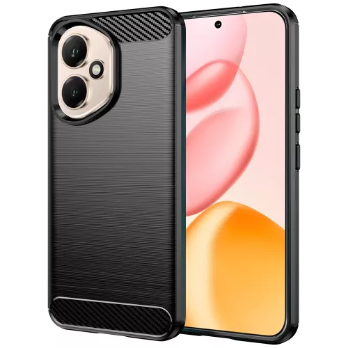 Techsuit - Carbon szilikon tok - Honor 400 - Fekete