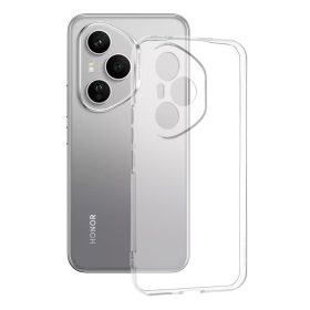 Techsuit - Clear Silicone - Honor 400 Pro - Átlátszó tok