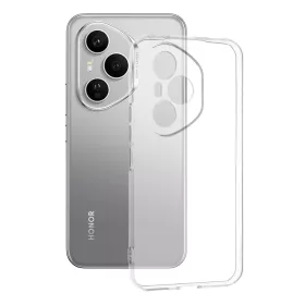 Techsuit - Clear Silicone - Honor 400 Pro - Átlátszó tok