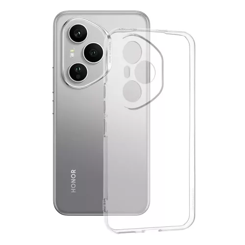 Techsuit - Clear Silicone tok - Honor 400 Pro - Átlátszó