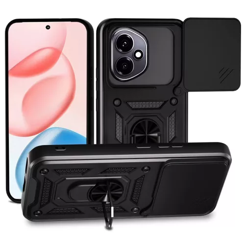 Techsuit - CamShield ütésálló tok - Honor 400 - Fekete