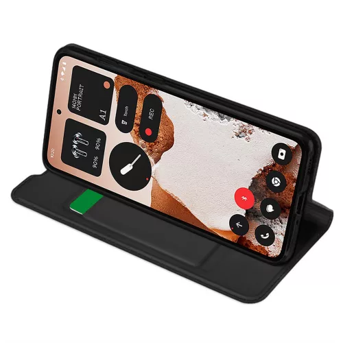 Techsuit - Magskin Book kinyitható tok - Nothing CMF Phone 2 Pro - Fekete