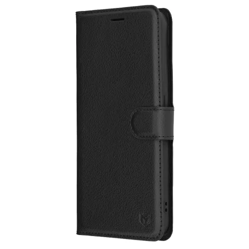 Techsuit - Leather Folio kinyitható tok - Nothing CMF Phone 2 Pro - Fekete