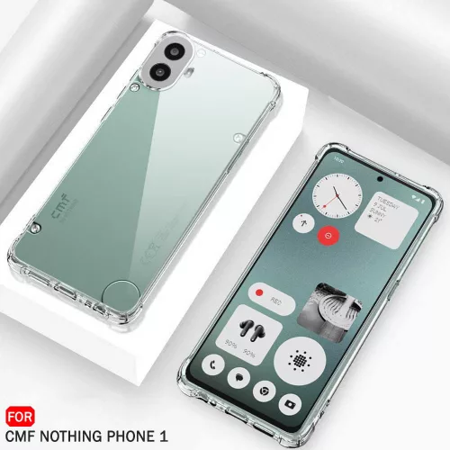Techsuit - Shockproof Átlátszó Ütésálló Szilikon tok - Nothing CMF Phone 2 Pro - Átlátszó