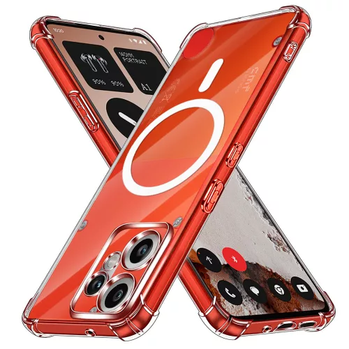 Techsuit - Schockproof Átlátszó Szilikon Magsafe tok - Nothing CMF Phone 2 Pro - Átlátszó