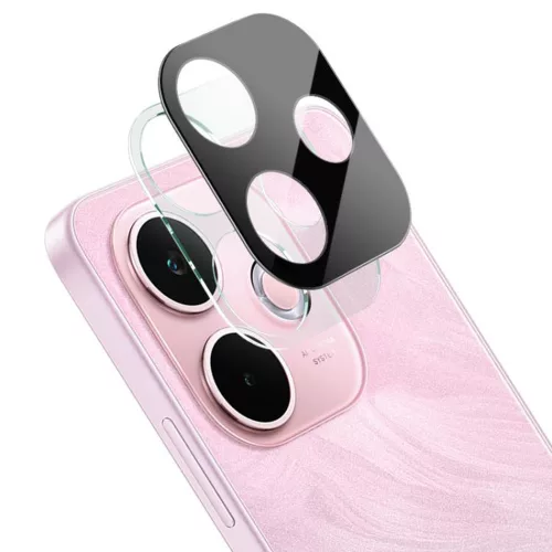 Techsuit - Full Camera - Kameravédő üvegfólia - Oppo A5 Pro 4G / A5 Pro 5G - Fekete