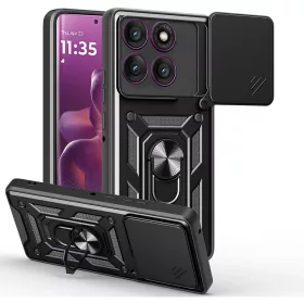   Techsuit - CamShield ütésálló tok - Motorola Edge 60 Pro - Fekete