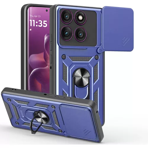 Techsuit - CamShield ütésálló tok - Motorola Edge 60 Pro - Kék