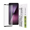 Techsuit - 111D Full Cover / Full Glue üvegfólia - Sony Xperia 1 VII - Fekete széllel