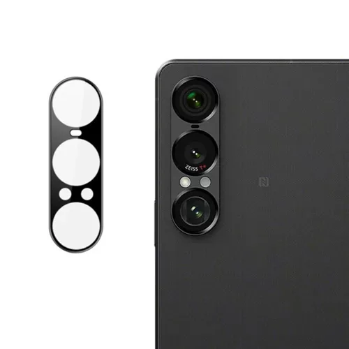 Techsuit - Full Camera - Kameravédő üvegfólia - Sony Xperia 1 VII - Fekete