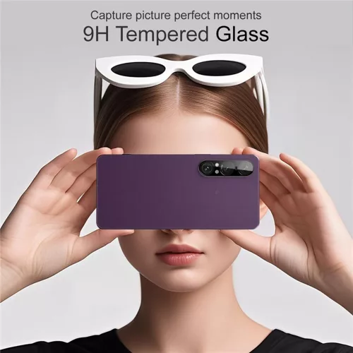 Techsuit - Full Camera - Kameravédő üvegfólia - Sony Xperia 1 VII - Fekete