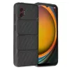 Techsuit - CarbonFiber szilikon tok - Samsung Galaxy Xcover7 Pro - Fekete