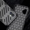 Techsuit - CarbonFiber szilikon tok - Samsung Galaxy Xcover7 Pro - Fekete