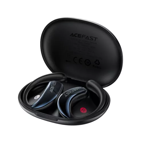 Acefast - Vezeték nélküli fülhallgató Acefit SE (FA005) - basszussal, Bluetooth V5.4, zajcsökkentéssel, HD hívásokkal, IPX4, 400mAh - fekete