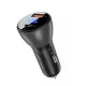 Acefast - Car Charger (B6) - with Digital Display, USB, Type-C, Fast Charging, 63W, PD3.0, PPS, QC3.0, Zinc Alloy - Black