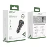 Acefast - Car Charger (B6) - with Digital Display, USB, Type-C, Fast Charging, 63W, PD3.0, PPS, QC3.0, Zinc Alloy - Black