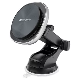  Acefast - Autós tartó vezeték nélküli töltéssel (D42) - Műszerfalra/Szélvédőre, Mágneses tapadás, USB-C, 15W, 4.7 - 6.9" telefonokhoz - Silver