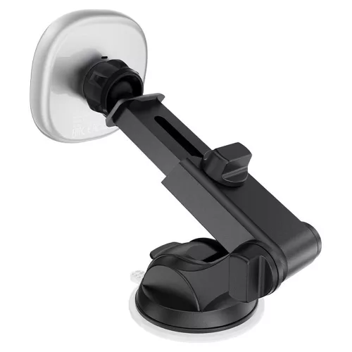 Acefast - Autós tartó vezeték nélküli töltéssel (D42) - Műszerfalra/Szélvédőre, Mágneses tapadás, USB-C, 15W, 4.7 - 6.9" telefonokhoz - Silver