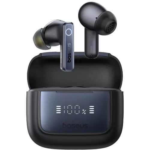 Baseus - Bowie 35 vezeték nélküli fülhallgató (A00073800123-00) - Valódi vezeték nélküli, Bluetooth V5.3, 6 mikrofonos ENC, IPX4 - Fekete