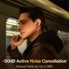 Baseus - Bowie 35 vezeték nélküli fülhallgató (A00073800123-00) - Valódi vezeték nélküli, Bluetooth V5.3, 6 mikrofonos ENC, IPX4 - Fekete