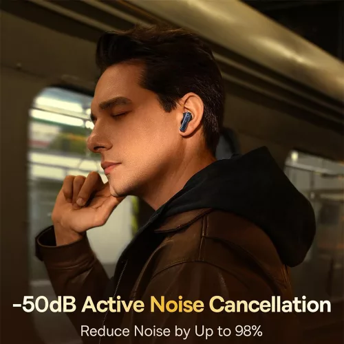 Baseus - Bowie 35 vezeték nélküli fülhallgató (A00073800123-00) - Valódi vezeték nélküli, Bluetooth V5.3, 6 mikrofonos ENC, IPX4 - Fekete