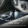Lisen - Car Charger (YL0325010016) - 3in1, with Type-C Retractable Cable, 57W, Aluminum Alloy, 12V/24V - Black