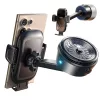 Lisen - Autós tartó A680 (YL0225010007) - Műszerfalra, Desk, Electric Tapadókorong, 360° forgás, Clamp Arm, 130mAh - Black