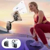 Lisen - Autós tartó (YL0224110001) - Mágneses Műszerfalra, Desk, 360° forgás, Összehajtható, Table Clip, Biztos Tartás - Black