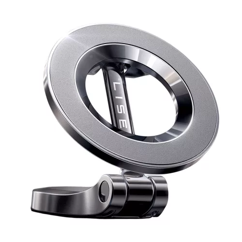 Lisen - Autós tartó (YL0223080002) - MagSafe, Műszerfalra, Univerzális, 360° forgás, Összehajtható, Erős mágnes - Black