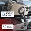 Lisen - Autós tartó (YL0224010003) - MagSafe, Műszerfalra, Univerzális, 360° forgás, Összehajtható, N52 Mágnes - Black