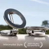 Lisen - Autós tartó (YL0224010003) - MagSafe, Műszerfalra, Univerzális, 360° forgás, Összehajtható, N52 Mágnes - Black