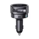 Baseus - Car Charger PrimeTrip VR1 (C00069001121-00) - with Retractable Cable, 2 x Type-C, USB, 60W - Black
