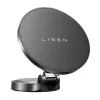 Lisen - Autós tartó vezeték nélküli töltéssel (YL0223090006) - Mágneses Műszerfalra, Univerzális, Elegant, 15W - Black
