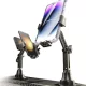 Lisen - Autós tartó (YL0223070048) - Pohártartóba, Univerzális, Állítható, Rázkódás elleni kialakítás, Biztos Tartás, for Phone up to 7" - Black