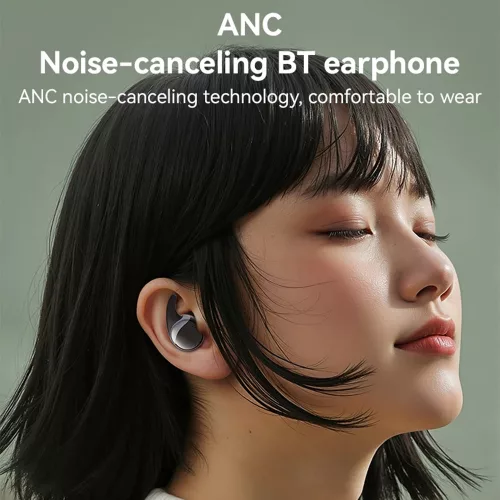 Yesido - Vezeték nélküli fülhallgató (TWS30) - ANC-vel, TWS-sel, mikrofonnal, Bluetooth 5.3-mal, fülbe helyezhető kialakítással, 300mAh - fekete