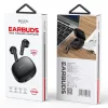 Yesido - Vezeték nélküli fülhallgató (TWS25) - Mikrofonnal, Bluetooth V5.3, Érintésvezérlés, Félig fülbe helyezhető kialakítás, 250mAh - Fekete