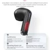 Yesido - Vezeték nélküli fülhallgató (TWS19) - ENC-vel, Érintésvezérléssel, Bluetooth V5.3, LED kijelzővel, félig fülbe helyezhető kialakítással, 470mAh - Fekete